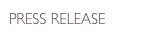 PRESS RELEASE
